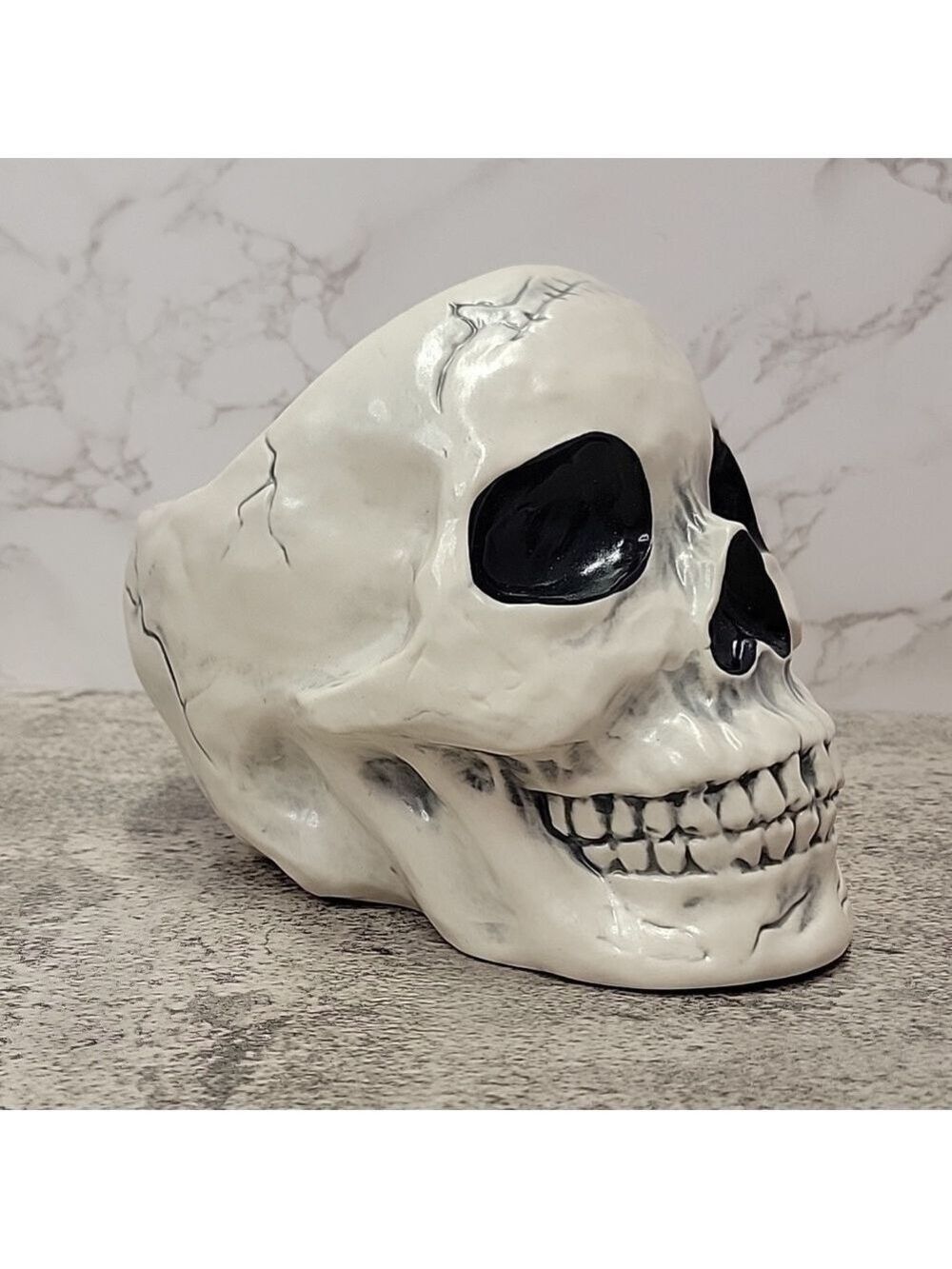 Ceramic Skull Candy Dish - Picture 4 of 12